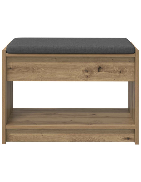 Panca per scarpe con cuscino Rovere Artigianale 63 x 38 x 45 cm