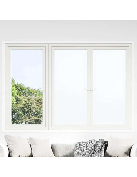 Pellicole Statiche Smerigliate Bianche 3pz in PVC