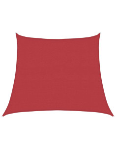 Vela Parasole 160 g/m² Rossa 3/4x3 m in HDPE 2