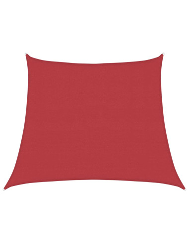 Vela Parasole 160 g/m² Rossa 3/4x3 m in HDPE