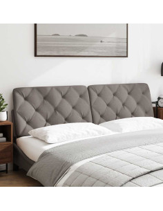 Cuscino Testiera Tortora 180 cm in Tessuto