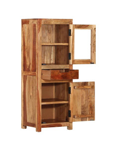 Credenza 40x34x110 cm in Legno Massello d'Acacia