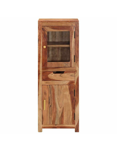Credenza 40x34x110 cm in Legno Massello d'Acacia