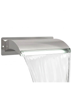 Cascata da Piscina con Luce LED Acciaio Inox 304 2