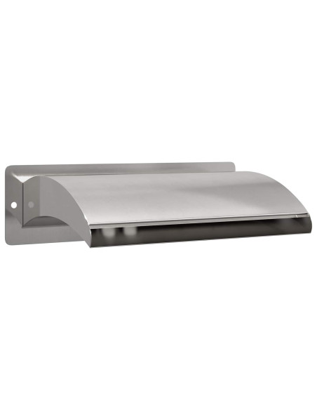 Cascata da Piscina con Luce LED Acciaio Inox 304