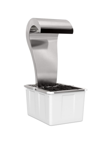 Cascata da Giardino Acciaio Inox 304 54,5 x 34 x 83 cm Argento