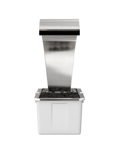 Cascata da Giardino Acciaio Inox 304 54,5 x 34 x 83 cm Argento