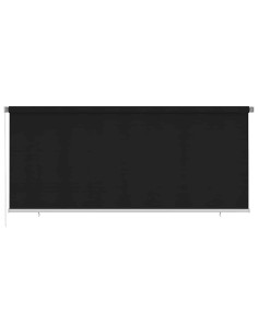 Tenda a Rullo per Esterni 350x140 cm Nera