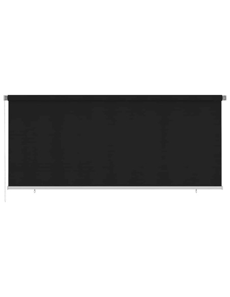 Tenda a Rullo per Esterni 350x140 cm Nera