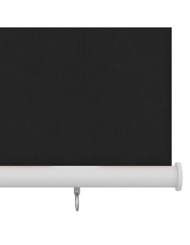 Tenda a Rullo per Esterni 350x140 cm Nera