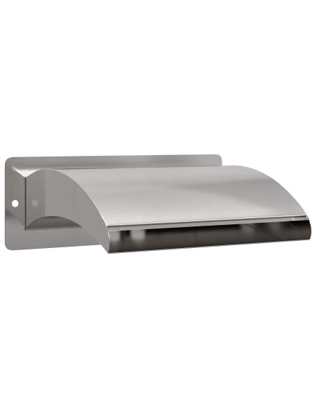 Cascata da Piscina con Luce LED Acciaio Inox 304 30 x 9 x 26 cm