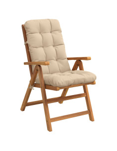 Cuscini per Sedia Alta in 4 Pezzi VIANEN 4 pcs 100% Poliestere 2