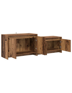 Mobile TV 147 x 35 x 50 cm Legno di quercia 2