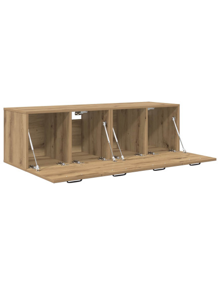 Armadietto a muro 2 pz 120 x 36,5 x 35 cm Legno ingegnerizzato