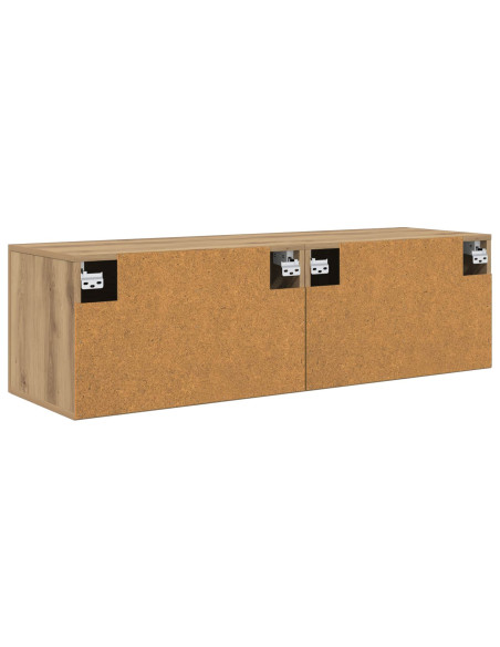 Armadietto a muro 2 pz 120 x 36,5 x 35 cm Legno ingegnerizzato