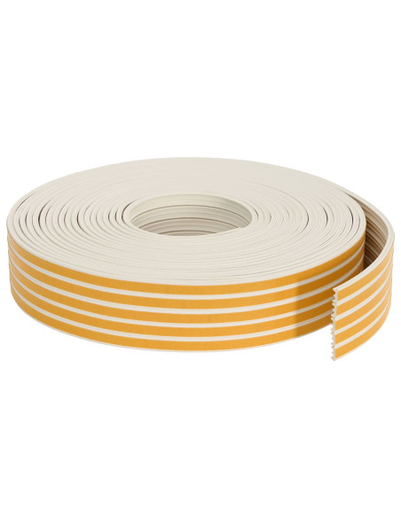 Nastro adesivo per finestre Bianco 15 x 8 mm 100 m Schiuma EPDM