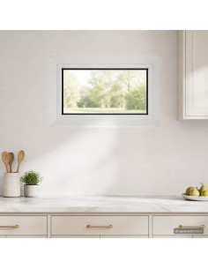 Finestra Cantina RISOR 35 x 30 cm PVC e Vetro