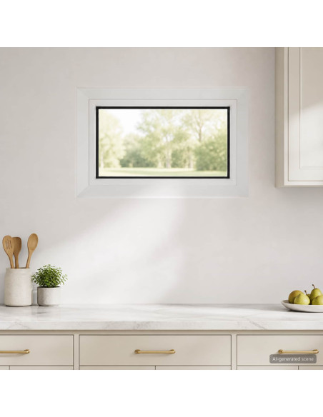 Finestra Cantina RISOR 35 x 30 cm PVC e Vetro