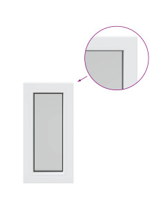 Finestra Cantina RISOR 30 x 45 cm PVC e Vetro 2