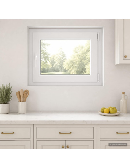 Finestra per Soffitta RISOR 50 x 55 cm PVC e Vetro