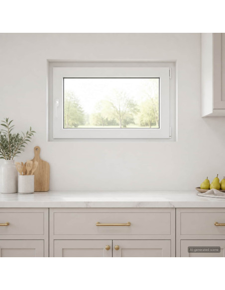 Finestra per Soffitta RISOR 50 x 55 cm PVC e Vetro