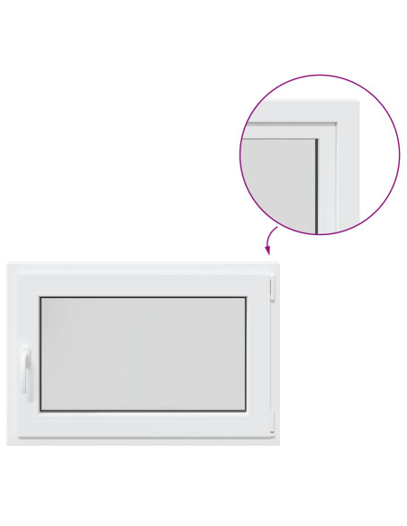 Finestra per Soffitta RISOR 95 x 50 cm PVC e Vetro