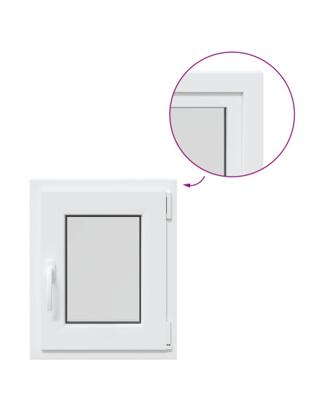 Finestra per Soffitta RISOR 50 x 55 cm PVC e Vetro