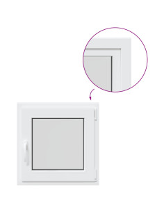 Finestra per Soffitta RISOR 55 x 55 cm PVC e Vetro 2