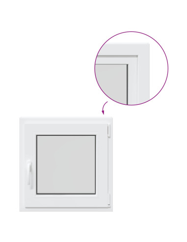 Finestra per Soffitta RISOR 55 x 55 cm PVC e Vetro
