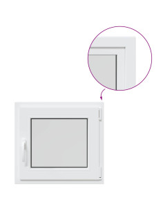Finestra per Soffitta RISOR 60 x 55 cm PVC e Vetro 2