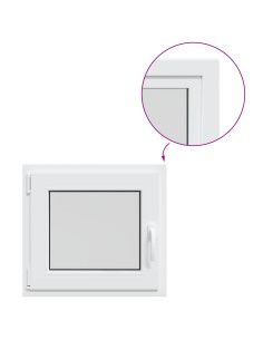 Finestra per Soffitta RISOR 60 x 55 cm PVC e Vetro 2