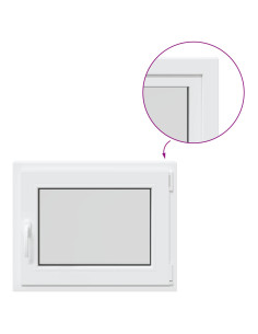 Finestra per Soffitta RISOR 50 x 55 cm PVC e Vetro 2
