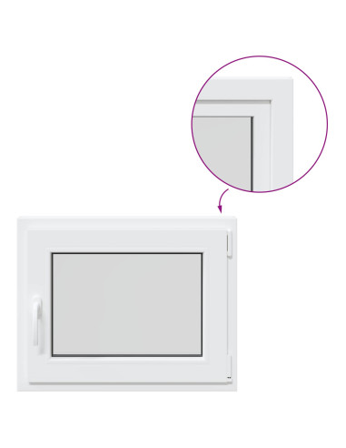 Finestra per Soffitta RISOR 50 x 55 cm PVC e Vetro