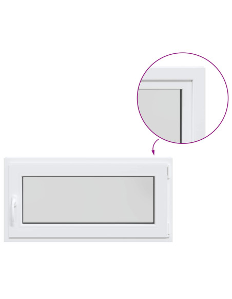 Finestra per Soffitta RISOR 50 x 55 cm PVC e Vetro