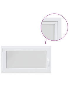 Finestra per Soffitta RISOR 110 x 55 cm PVC e Vetro 2