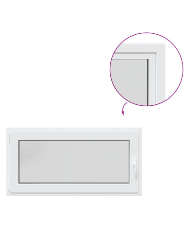 Finestra per Soffitta RISOR 50 x 55 cm PVC e Vetro