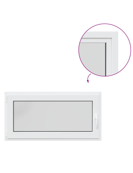 Finestra per Soffitta RISOR 50 x 55 cm PVC e Vetro
