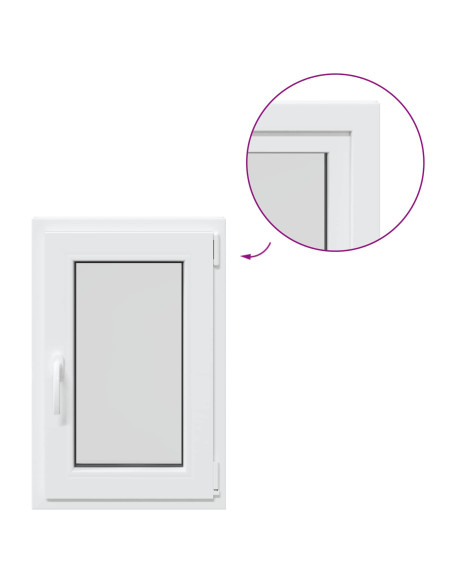 Finestra per Soffitta RISOR 40 x 70 cm PVC e Vetro
