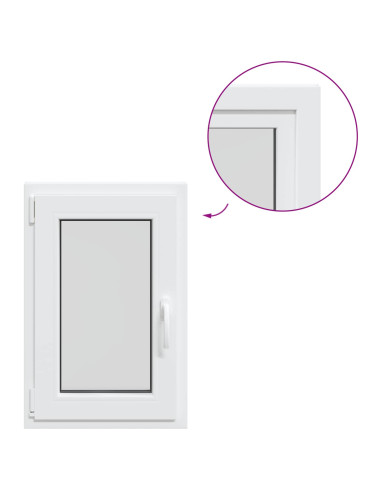 Finestra per Soffitta RISOR 40 x 70 cm PVC e Vetro