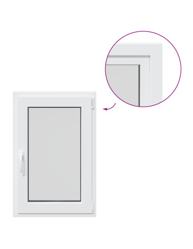 Finestra per Soffitta RISOR 50 x 100 cm PVC e Vetro