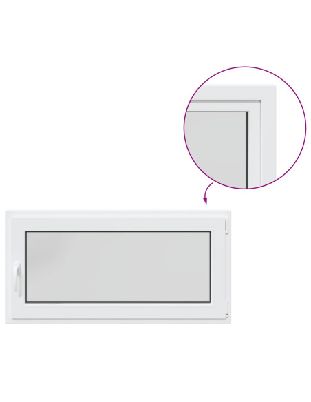 Finestra per Soffitta RISOR 50 x 55 cm PVC e Vetro