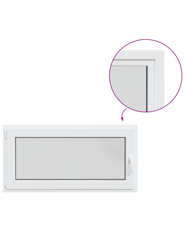 Finestra per Soffitta RISOR 50 x 55 cm PVC e Vetro