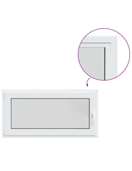 Finestra per Soffitta RISOR 50 x 55 cm PVC e Vetro