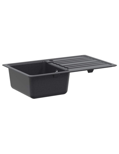Lavello cucina con gocciolatoio Granito 76,5 cm x 46 cm x 28 cm