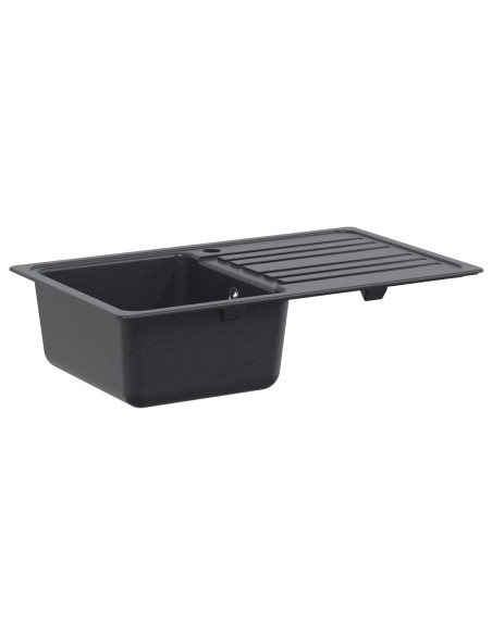 Lavello cucina con gocciolatoio Granito 76,5 cm x 46 cm x 28 cm