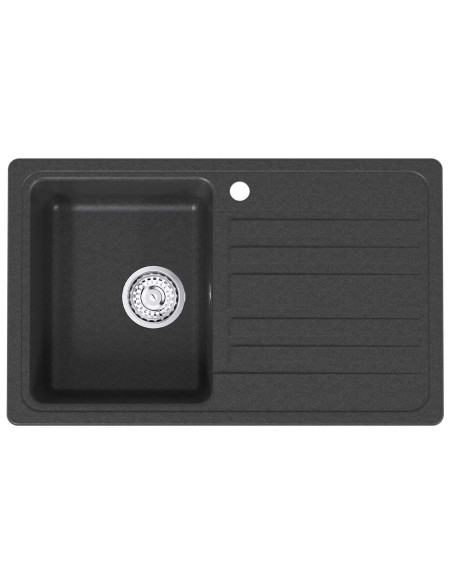 Lavello cucina con gocciolatoio Granito 76,5 cm x 46 cm x 28 cm