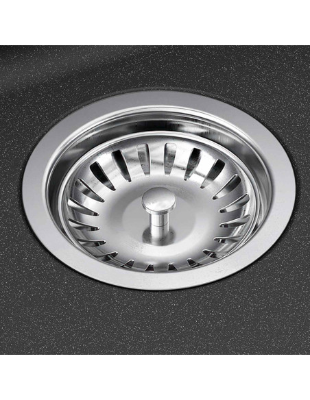 Lavello cucina con gocciolatoio Granito 76,5 cm x 46 cm x 28 cm