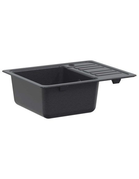 Lavello da cucina con gocciolatoio Granito 57.5 x 46 x 28 cm