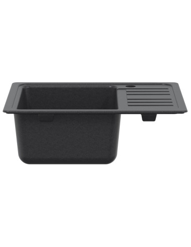 Lavello da cucina con gocciolatoio Granito 57.5 x 46 x 28 cm