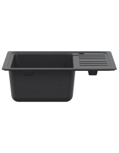 Lavello da cucina con gocciolatoio Granito 57.5 x 46 x 28 cm